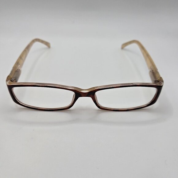 Victoria Klein Eyewear Womens Reading Glasses Brown Leopard Animal Print Frame - Picture 1 of 14